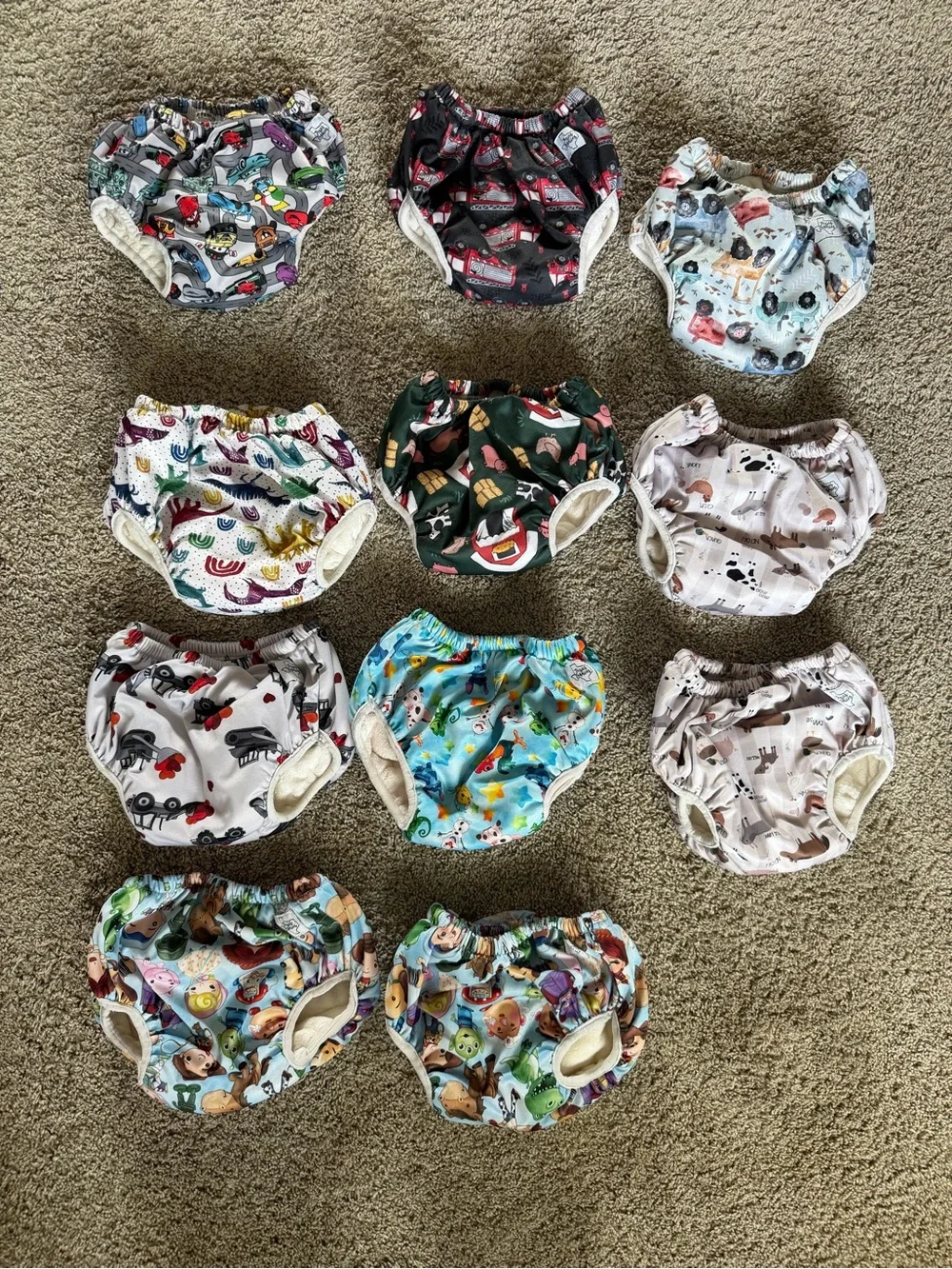 2T-5T Texas Tushies all in one reuseable diapers